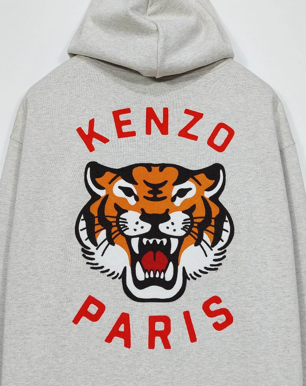 Kenzo lucky tiger hoodie - grey M – photo 8